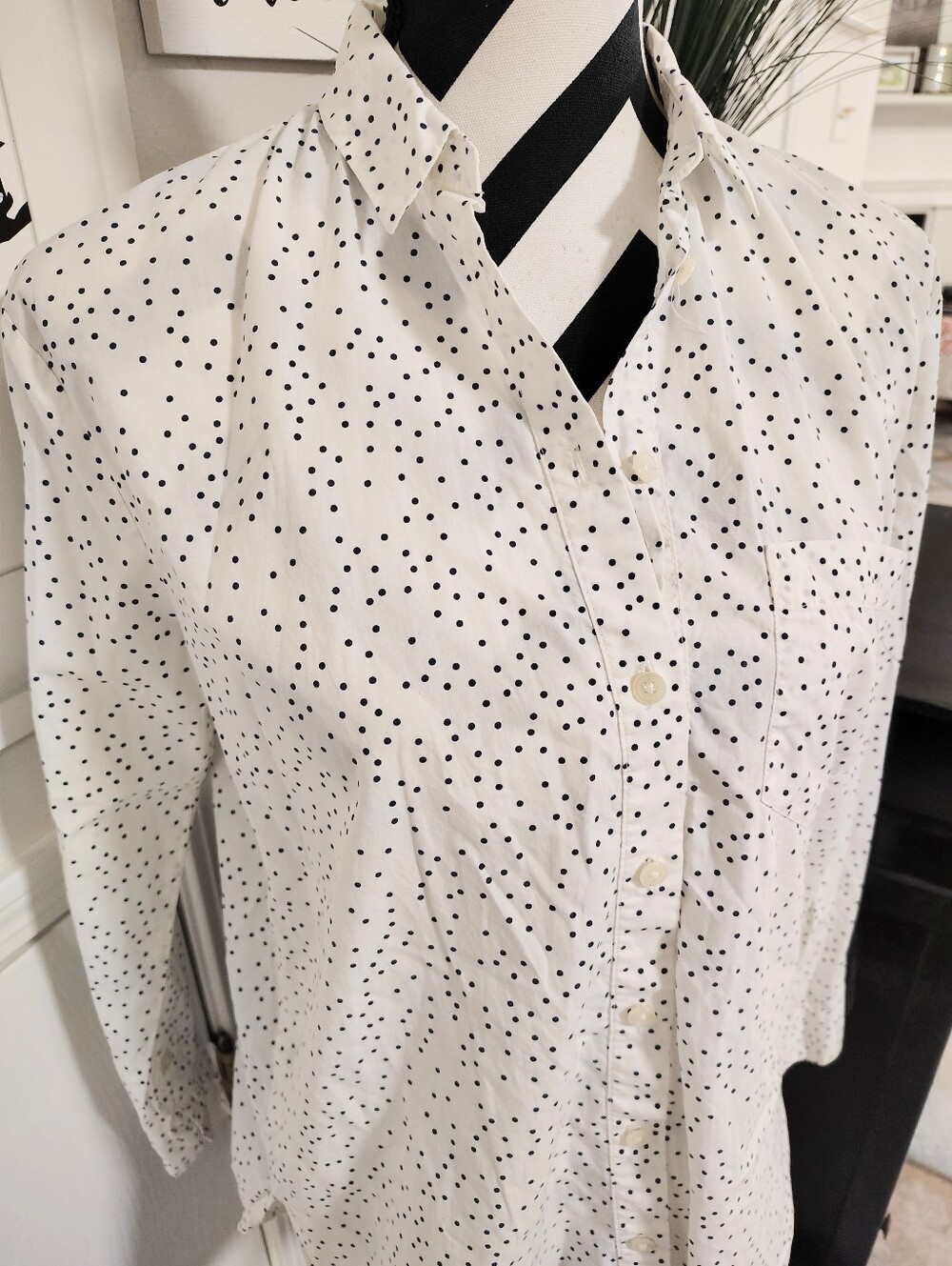 Madewell Oversized Ex-Boyfriend Button-Down Shirt Women's XS Button Up Cleangirl - Picture 4 of 9